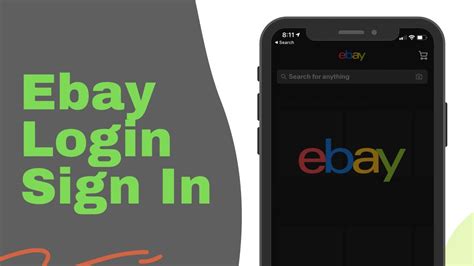 ebay mobile site login